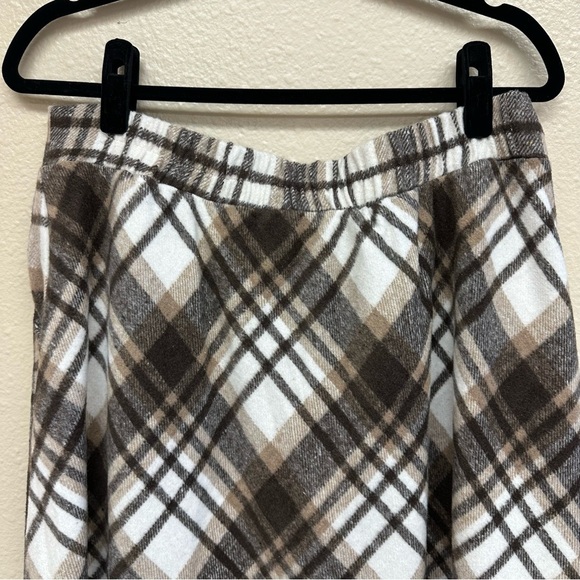 IDEALSANXUN Plaid Long Wool A-Line Skirt - Picture 5 of 9
